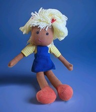 Handmade Rag Doll dark skin 