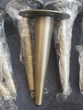 6 x Modern Brushed Brass