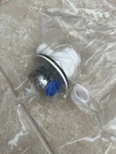 McAlpine 85mm Chrome Belfast Sink Basket Strainer Waste with overflow outlet. 