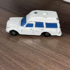 vintage DIECAST MODEL CAR CORGI JUNIORS MERCEDES BENZ 220D AMBULANCE MADE IN GB