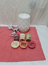 Yankee Wax Warmer Full Size Model CE81153 with wax melt  bundle fully workingVCG
