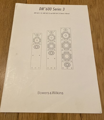 Bowers wilkins dm602 - bowers,