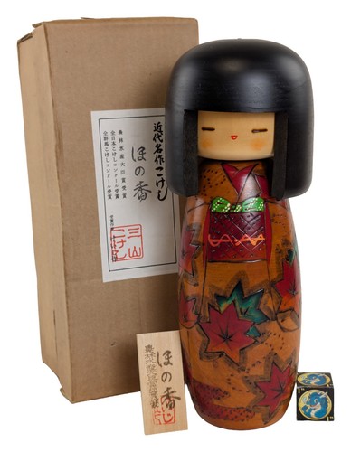 Creative kokeshi doll - creative, w/
