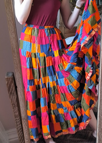 Vintage cotton indian - indian, maxi
