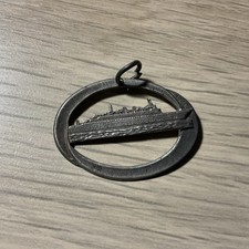 925 Sterling Silver Vintage SS Doric Ocean Liner Pendant