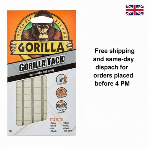 Gorilla tack 56g - (84, squares)