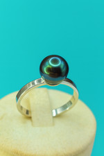 Sterling Silver 925 Ring Black