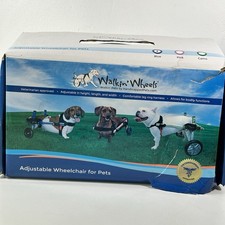 Walkin' Wheels Small Size Dog Wheelchair Black Wheels4dogs £285 RRP Boxed