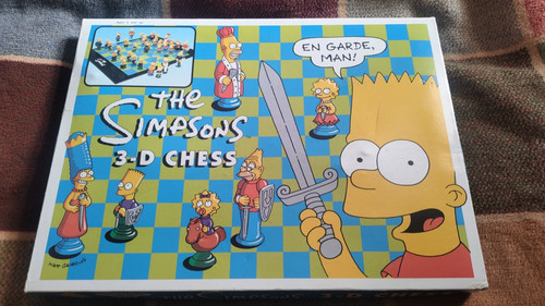 The simpsons chess set - simpsons, 3-d