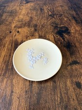 Wedgwood Jasperware Yellow Primrose Pin Dish