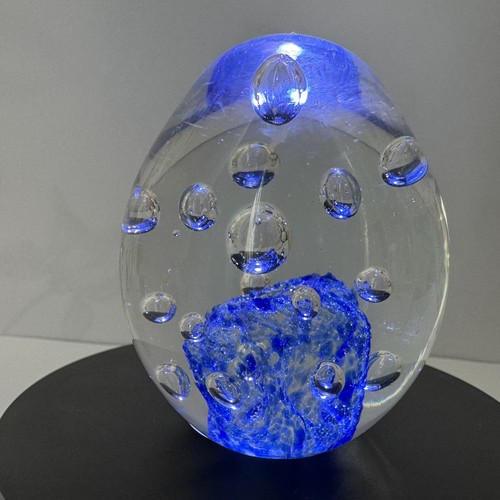 Paperweight blue with - blue,