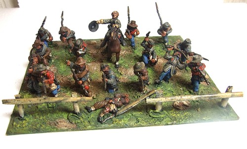 Wargames 28mm lead painted acw - wargames,