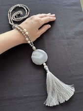 Grey Agate Potato Pearl