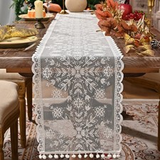 Flower Lace Embroidery Table