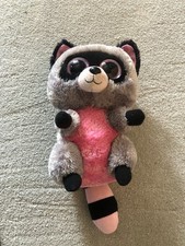 Ty Beanie Boos Rocco The Racoon big beanie boo