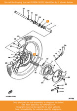 YAMAHA Bearing, 93306-30102