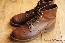 Redwing Red Wing 8111 Brown Leather Derby Boots Men's UK 9 US 10 D EU 43