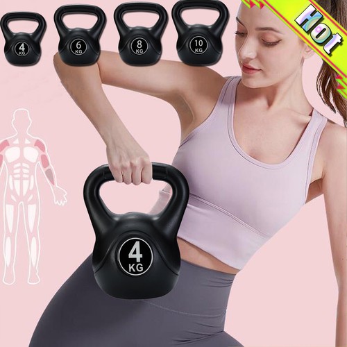 Vinyl kettlebell weight set - vinyl,