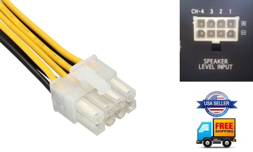 Pin level input plug - 8-pin,