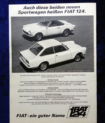 Fiat 124 coupe - fiat,
