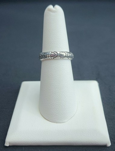 Hand crafted etched - hand, tribal