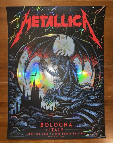 Metallica foil poster - ☠️,