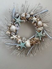 Coastal Shell Wreath 20”
