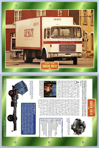Saviem sm10 1968 flatbeds - sm10-, &