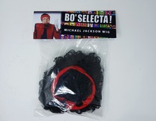 Fancy Dress - Bo Selecta Mask : Michael Jackson Wig Set