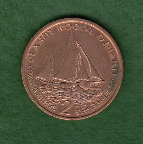 Isle man 2001 - two, pence
