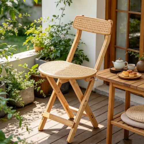 Rattan folding dining - rattan,
