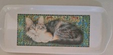 CLOVERLEAF  - LESLEY ANNE IVORY CATS COLLECTION TRAY FROM ENGLAND 