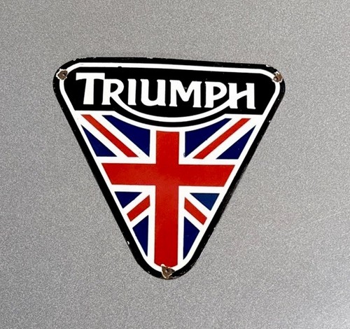 Vintage triumph cycles - vintage, 12”