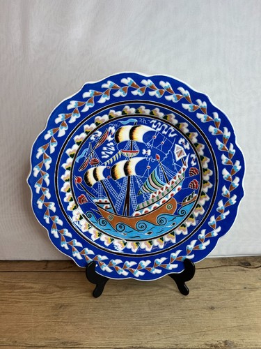Kutahya hand painted - painted, turkish