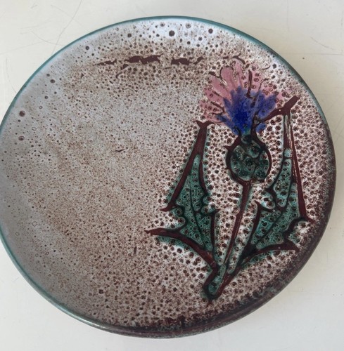 Vallauris thistle decor enamel - decor,