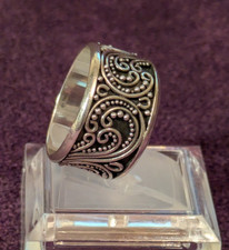 SUARTI  silver ornate wide