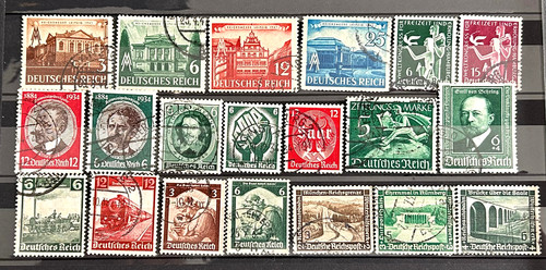 German stamps third reich - third,