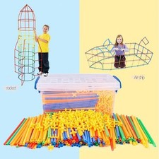 300pcs Straws and Connectors