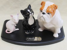 Beswick "Solid Friendship" Bull Dog, Cat and Mouse