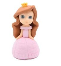 Edible Princess Cake Topper Sugar Decoration Birthday Figure Pink Party Handmade