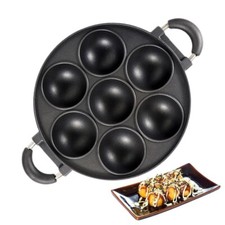 7-Hole Cake Cooking Pan Cast