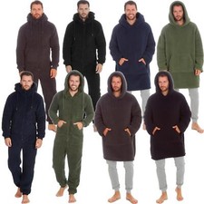 Mens Warm Fleece 1Onesie All