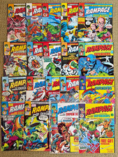 Rampage comic #1-19 with FREE