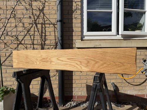 Handmade solid oak fireplace - solid,