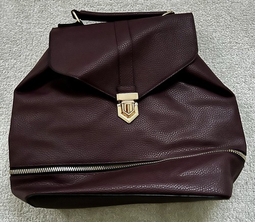 Burgundy woman backpack - burgundy, woman’s