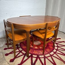 Nathan Teak Dining Set Vintage