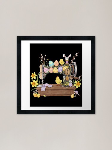 Sewing machine quilting bunny - sewing,