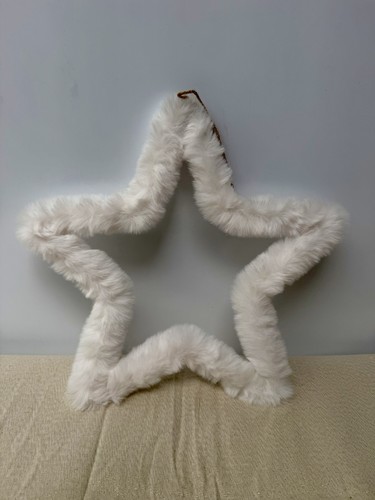 Fluffy star hanging - fluffy,