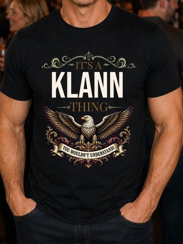 Klann family name - klann, men's