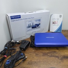 Portable Blue DVD Player 9"